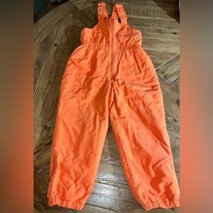 Talbots kids orange snowsuit - size 6